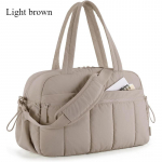 1 tk reisikott naiste j&otilde;usaalikott kuiv- ja m&auml;rgkott Naiste kaasaskandekott veekindel spordikott 30 x 19 x 42CM helepruun v&auml;rv