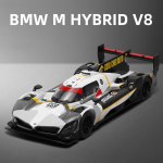 Uus 1:24 BMW M Hybrid V8 Super Racing sulamist automudel koos heli ja valgusega tagasit&otilde;mmatav laste m&auml;nguasjade kollektsioon poiste s&uuml;nnip&auml;evakingitus trendikad kaunistused valge