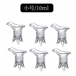 10ml/100ml-6tk/komplekt L&auml;bipaistev veiniklaasi komplekt piiritusklaas Brandy Whisky Vodka Shot Glass Nordic Style Family Party Veinikomplekt