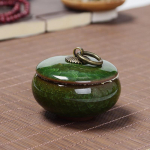 J&auml;&auml;pragune glasuur Keraamiline Purpur Liiv Mini Teepurgid Teekarbid Suletud Kipspurgid Ehtekarbid S&auml;ilituspurgid Teetarvikud