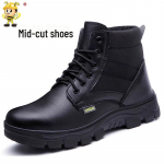 Talvised isoleeritud l&ouml;&ouml;gikindlad ja torkekindlad turvat&ouml;&ouml;jalatsid Size 39, Mid-cut cotton