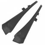 2tk vasakpoolne parem esiklaasipuhasti k&uuml;ljekatte pikenduskatte trimm Nissan X-Trail T32 Rogue 14-20 66895-4CL0A 66895-4BA1A jaoks must