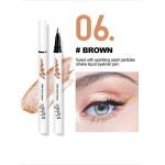 1 tk Vedelad l&auml;ikivad silmapliiatsid Pigment H&otilde;bedane Roheline Kuld Glitter Professionaalsed Veekindlad Silmapliiatsid Ilu Kosmeetika Naiste Meik