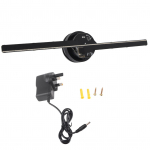 3D hologramm ventilaator 224 LED valgushelmestega k&otilde;rge eraldusv&otilde;imega 3D reklaamim&auml;ngija &auml;ripoele