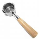 51 mm portafilter DeLonghi ecp3420/EC155/bco430/ec260 jaoks, 51 mm p&otilde;hjatu portafilter 2 k&otilde;rvaga, roostevabast terasest varuosad DeLonghi k&auml;epidemele parkkoor