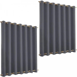 Veekindlad tuulekindlad v&auml;likardinad aedadele/r&otilde;dudele suvised 100% pol&uuml;estervarjuga purjed W254XH213