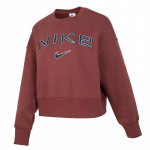 Nike Mugav Vabaaja Spordipusa L&uuml;hike Dressipluus Naistele dressipluus Pruun FV7675-218 M