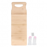 Bambusest Pesulaud Puiduv&auml;rvi Umbes 19,7 tolli pikk Paksendatud Naturaalne Bambus Kulumiskindel Tugev