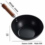 V&auml;ike mittenakkuva raudpott induktsioonpliidi jaoks: Ideaalne suppide, piima ja kuuma poti valmistamiseks 24cm without cover