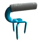 Garden Twist kultivaator Lihtne kokku panna terasest k&auml;sifreesiga muru &otilde;hutaja pinnas K&auml;sitsi keeratav aiat&ouml;&ouml;riist lilla