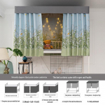 Pimendav voodikardin &uuml;lemisele narile &ndash; paks ja tugev, printsessi stiilis alumisele narile/lauale, ideaalne naiste &uuml;hiselamutesse Gray Dustproof Top [For Beds up to 1m Wide]