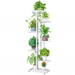 Taimestend 7-korruseline 8 potiga mitme lillepoti hoidik Riiul Taimeriiul Nurgavitriin Terrassile R&otilde;dule Elutuppa