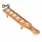 Veiniklaasihoidik 6 v&auml;ikesele veiniklaasile Puidust veinihoidik Shot'ide serveerimisalus viski, viina, tekiila jaoks Hea abiline pidudele, kodubaari, restorani