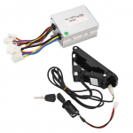 24V 500W Kiiruse Mootorikontroller ja Gaasipedaal Lukustusv&otilde;tmetega Elektrijalgratta Rolleri jaoks