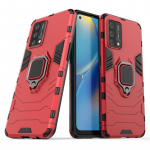 OPPO A95 A74 A54 4g tagakaas telefoni&uuml;mbris p&otilde;rutuskindel soomus kukkumisvastane metallist r&otilde;ngashoidik magnetiline kaitse Funda Coque &uuml;mbrised CHINA&For OPPO A74 4g sinine