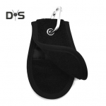 Golfipalli r&auml;tik Pehme imav v&auml;ike golfipalli r&auml;tik klambriga golfikottidele Golfipalli puhastustarvikud golfim&auml;ngijatele must