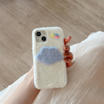 Apple 15 Pro Max Pl&uuml;&uuml;sist K&uuml;&uuml;liku Karusnahast Vildist Telefonikott - S&uuml;gis/Talv Kollektsioon Apple 16 Pro