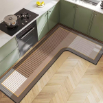 P&otilde;hjamaade kerge luksus diatomiitmuda majapidamis- L-kujuline k&ouml;&ouml;gip&otilde;randamatt Veeimavus Libisemisvastane Kiiresti kuivav ja Lihtsalt hooldatav P&otilde;randamatt 100*120*45cm