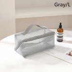 L&auml;bipaistvad v&otilde;rkkangast kosmeetikakotid V&auml;ikesed suured mustad meigikott Kaasaskantav reisi-tualett-tarvete karp huulepulga hoiukotike