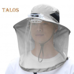 S&auml;&auml;sev&otilde;rk M&uuml;ts Ventilaatoriga Meestele Naistele Lai &Auml;&auml;r P&auml;ikesekaitse M&uuml;ts V&otilde;rguga Suvine Jahutav &Auml;mbrim&uuml;ts V&auml;litingimustes Kalastamiseks Matkamiseks must