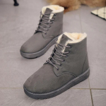 Naiste Uued Talvised Lumisaapad Daamide Paelad Soojad Kingad Platvorm Karusnahk Suur Suurus Lamedad Kingad Libisemiskindlad Pahkluusaapad Zapatos Botas 35 hall v&auml;rv