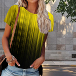 Naiste suvine T-s&auml;rk lihtsa tr&uuml;kiga retromoe l&uuml;hikeste varrukatega t-s&auml;rgid vabaaja tr&uuml;kitud topid XS sinine