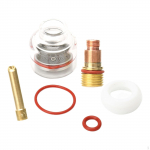 6 Pieces TIG Welding Equipment Kit Transparent Glass Nozzle Easy to Install ARC Torch 1.6mm