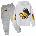 2025 MINISO Uus Talv Dragon Ball Kapuutsiga dressipluusid+p&uuml;ksid Lasteriided Poisid Goku Komplektid Lastele Suurused 100-160 T&auml;navakost&uuml;&uuml;m Kawaii Mood Topid Anime 130