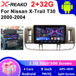 Nissan X Trail X-Trail 1 T30 2000-2004 Auto Raadio Navigatsioon GPS Carplay Stereo Android Auto Multimeediapleier DVD Bluetooth 4 core 2GB+32GB CP