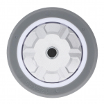 5-tolline kummiratas 200 kg kandev&otilde;imega, p&otilde;rutusi neelav, kulumiskindel, vaikne t&auml;is-TPR-ratas k&auml;ru jaoks