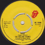 7-tolliline plaat ROLLING STONES - Angie RS19105 Rolling Stones 1973 UK Rock Kasutatud