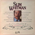 LP plaat SLIM WHITMAN - Happy Anniversary UALA319R United Artists 1974 USA Folk Kasutatud