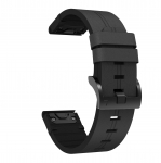 26MM Silikoonist Nahkrihm Garmin Fenix 6X 7X 5x 5xPlus 3 3HR Kellale Kiirkinnitusega Rihm Lihtsalt Paigaldatav K&auml;epael Fenix 6x Pro jaoks for garmin fenix 7x pruun