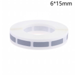 1000 tk k&auml;sitsi kraapima maha kleebised sildid Hall lint rullides Kodeerimine &uuml;lekate film m&auml;ng pulm 6*15mm