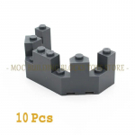 MOC Telliskivi Kivi Kolmnurkne Alpinarium Kivi Seina Plaat Barbakan Vall M&auml;gi Ehitusklots DIY Valgusta &Uuml;hilduv M&auml;nguasjaga