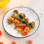 &Otilde;hufrit&uuml;&uuml;ri lisatarvikud Roostevabast terasest kahekihiline grillrest 4 r&ouml;stitud lihapirukaga Aururest &Otilde;hufrit&uuml;&uuml;ri rest