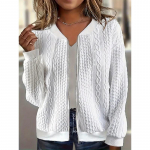 2024. aasta s&uuml;gis ja talv uus t&otilde;mblukuga pilootjakk vabaaja &uuml;hev&auml;rviline pikkade varrukatega jakk kampsun mantel naiste riided 2XL