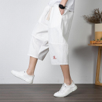 P&uuml;ksid Suured Suvised Meeste Puuvillased K&otilde;rged Suured Suurused Laia s&auml;&auml;rega Linane P&uuml;ksid Suurem&otilde;&otilde;dulised Jooksup&uuml;ksid Meestele Suures suuruses avarad p&uuml;ksid Meestele 5XL