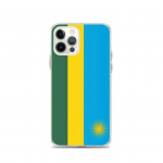Coque iPhone &ndash; Mitmev&auml;rviline &ndash; Drapeau Rwanda &ndash; Supp &ndash; Silikoon &ndash; Vertikaalne asend