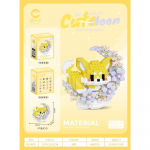 Mini Koer Kass panda pesukaru Armas Lemmikloom V&auml;ike Ehitusklotside Mudeli Seeria Kaunistused Lastem&auml;nguasi J&otilde;ulu S&uuml;nnip&auml;evakingitused Lastele original box