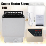 220V Elektriline Saunak&uuml;ttekeha M&auml;rg Kuiv Saunak&uuml;ttekeha Roostevabast Terasest Pliit Kodu Hotelli Vannituba Du&scaron;&scaron; SPA jaoks 9000W