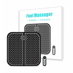 Elektriline Kaugjuhtimispult EMS Jalamassaažipadi Lihasstimulaator Impulss Akupunktuur F&uuml;sioteraapia Teraapiapadi Valu Leevendav Matt must