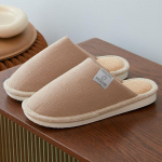 S&uuml;gisesed linased sussid puuvillased ja linased siseruumides kodus p&otilde;randal libisemiskindlad meeste suur suurus kangast sussid neli aastaaega majapidamine 39-40 suitable for sizes 38-39 white sole beež