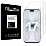 Verre Tremp&eacute; pour iPhone 17 [Pack 4] Film Vitre Protection Ecran Phonillico&reg;