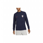 Nike Horvaatia Akadeemia Pro Jalgpalli Treeningu Logotr&uuml;kiga Lukuga Vabaaja Jakk Meeste &Uuml;ler&otilde;ivad Tumesinine DH4743-498 M