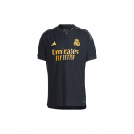 Adidas Real Madrid v&otilde;&otilde;rsillevorm m&auml;ngija versioon l&uuml;hikeste varrukatega treeningus&auml;rk meestele spordis&auml;rk must IQ4923 M