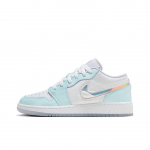 Air Jordan 1 Low SE GS Glacier Blue Laste tossud Mitmev&auml;rviline Valge Super-Violet HJ3481-491 38.5