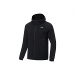 Li Ning Fitness Series &Uuml;hev&auml;rviline Kapuutsiga Spordi Kampsun Meeste Pusa Must AWDT439-1 L