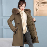 Uued talvised eemaldatava puuvillvoodriga riided, lahtised, paksendatud, &uuml;letavad soe jakk XXXL tumepruun v&auml;rv