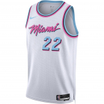 Nike Butler NBA Heat 24-25 Hooaeg South Beach City Edition T&auml;iskasvanute S&auml;rk Korvpalli Tank Meeste S&auml;rgid Valge HJ6706-100 L